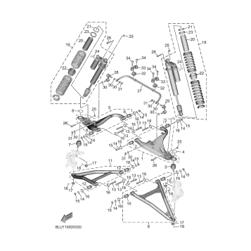 FRONT SUSPENSION & WHEEL