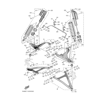 FRONT SUSPENSION & WHEEL