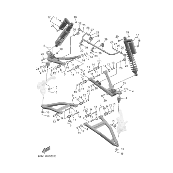 FRONT SUSPENSION & WHEEL