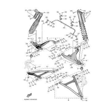 FRONT SUSPENSION & WHEEL