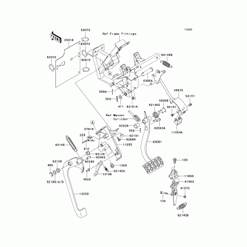 Brake Pedal/Throttle Lever