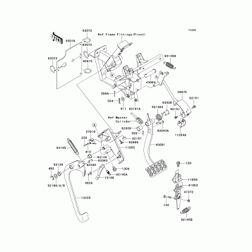 Brake Pedal/Throttle Lever