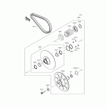 Driven Converter/Drive Belt