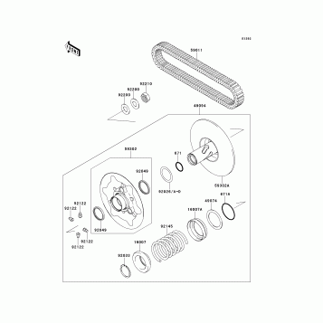 Driven Converter/Drive Belt