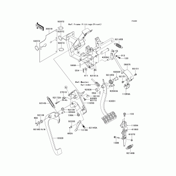 Brake Pedal/Throttle Lever