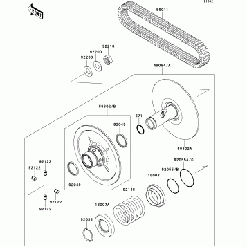 Driven Converter/Drive Belt