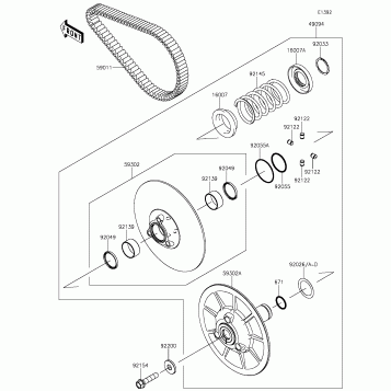 Driven Converter/Drive Belt