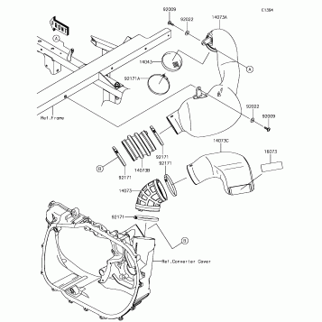 Air Cleaner-Belt Converter