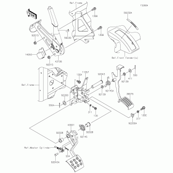 Brake Pedal/Throttle Lever(BJF-BLF)