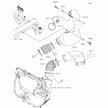 Air Cleaner-Belt Converter