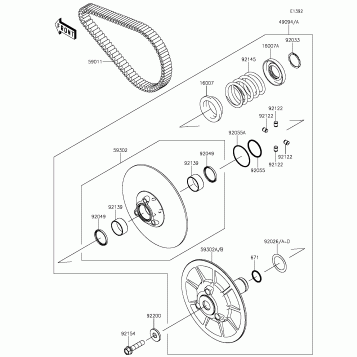 Driven Converter/Drive Belt