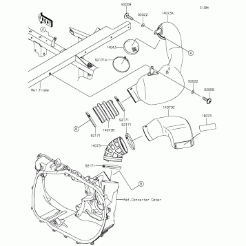 Air Cleaner-Belt Converter