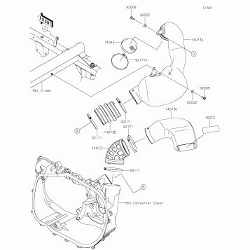 Air Cleaner-Belt Converter