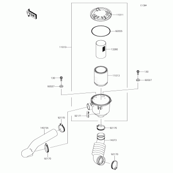 Air Cleaner-Belt Converter