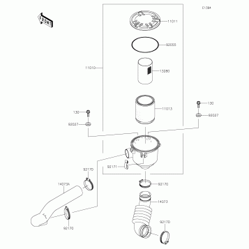 Air Cleaner-Belt Converter