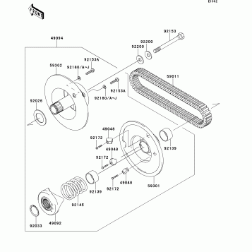 Driven Converter/Drive Belt