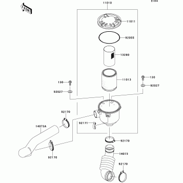 Air Cleaner-Belt Converter