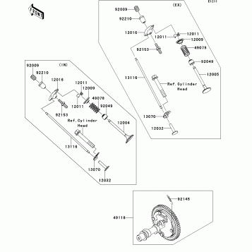 Valve(s)/Camshaft(s)