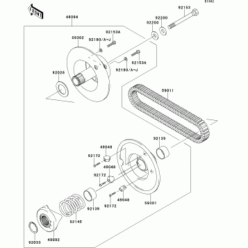 Driven Converter/Drive Belt