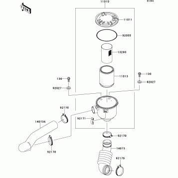 Air Cleaner-Belt Converter