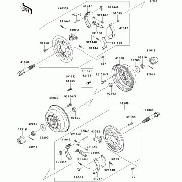 Front Hubs/Brakes