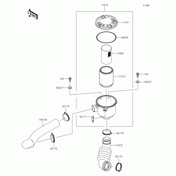 Air Cleaner-Belt Converter