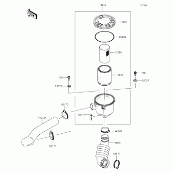 Air Cleaner-Belt Converter