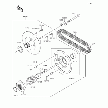 Driven Converter/Drive Belt