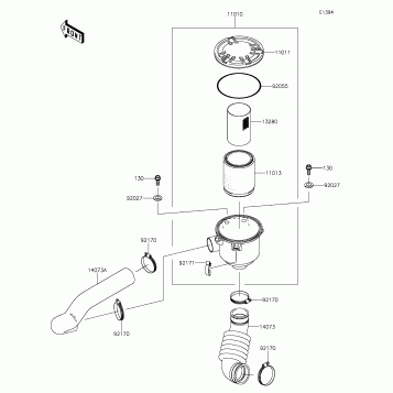 Air Cleaner-Belt Converter
