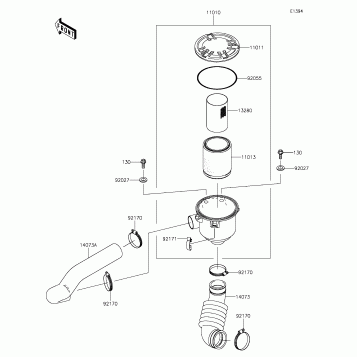 Air Cleaner-Belt Converter
