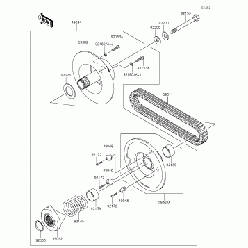 Driven Converter/Drive Belt