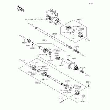Drive Shaft-Propeller