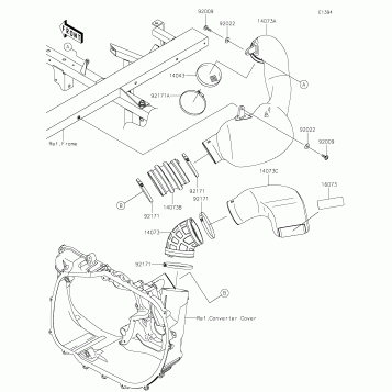 Air Cleaner-Belt Converter