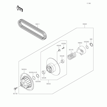 Driven Converter/Drive Belt