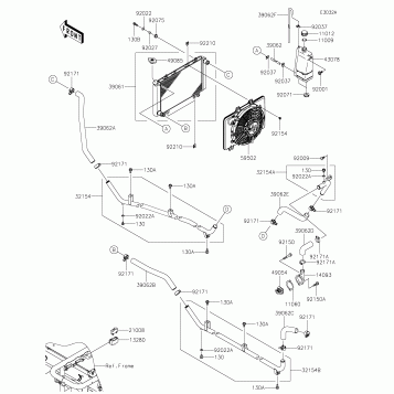 Radiator(JK1AFCS1 MB514836 - )