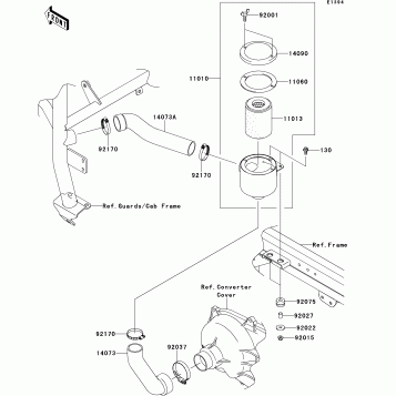 Air Cleaner-Belt Converter(F9F/FAF)