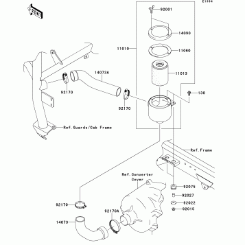 Air Cleaner-Belt Converter(M9F/MAF)
