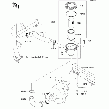 Air Cleaner-Belt Converter(MBF-MDF)