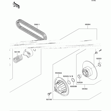 Driven Converter/Drive Belt