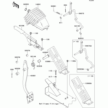 Brake Pedal/Throttle Lever