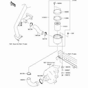 Air Cleaner-Belt Converter(S9F/SAF)