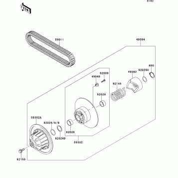 Driven Converter/Drive Belt