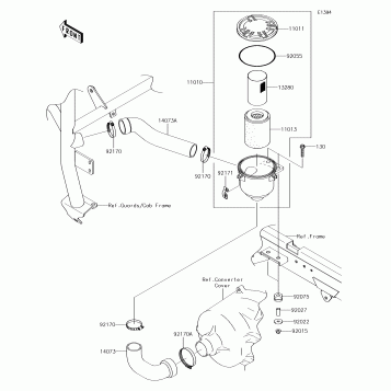 Air Cleaner-Belt Converter