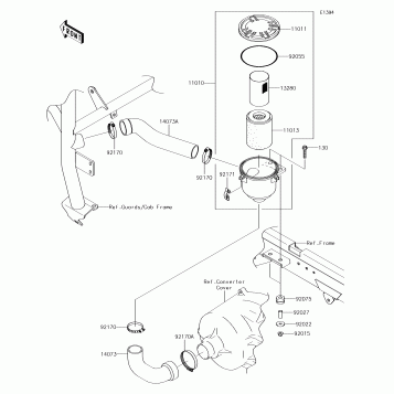 Air Cleaner-Belt Converter