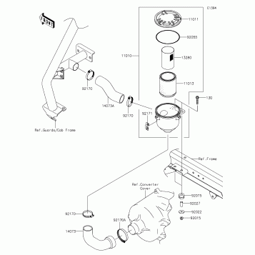 Air Cleaner-Belt Converter