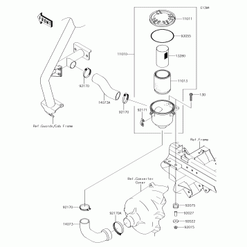 Air Cleaner-Belt Converter