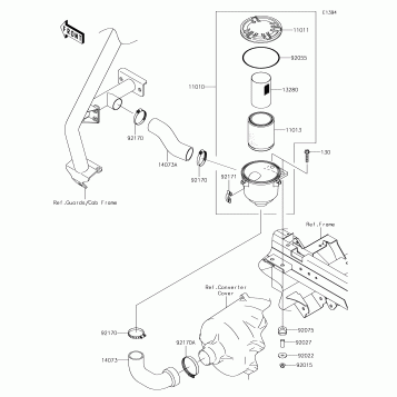 Air Cleaner-Belt Converter