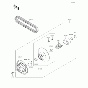 Driven Converter/Drive Belt
