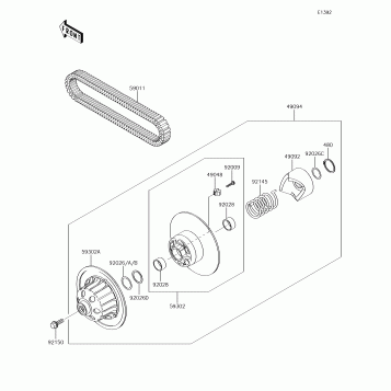 Driven Converter/Drive Belt