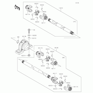 Drive Shaft-Propeller